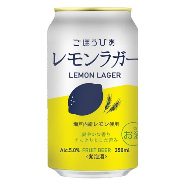 楽天市場】瀬戸内 レモンラガー ビール 缶タイプ 5.0％ 350ml 1本