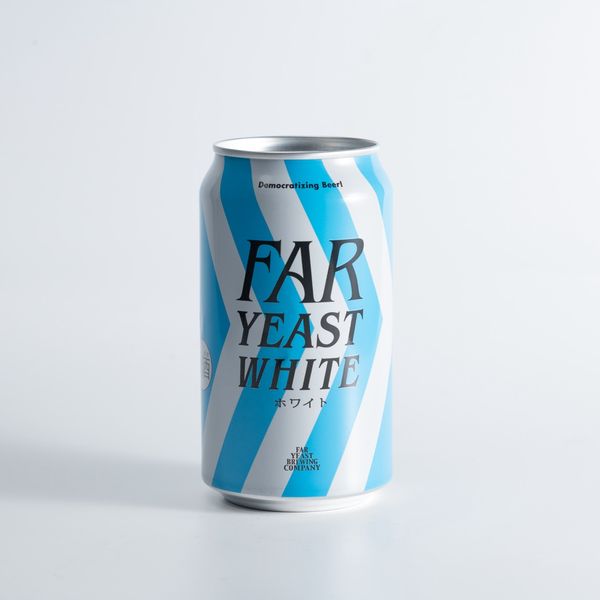 Far Yeast ホワイト 5％ 350ml 1本 缶 ファーイースト ビール　※ご購入は4本から