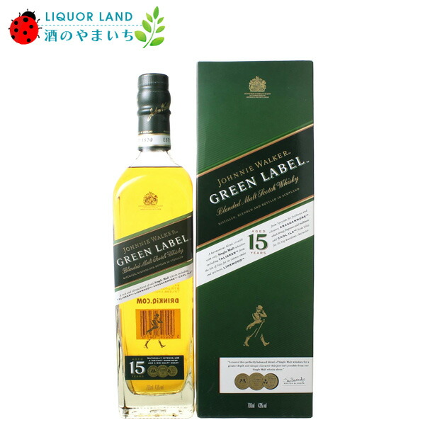 楽天市場】ジョニーウォーカー アイランド グリーン 43度 1000ml (1L