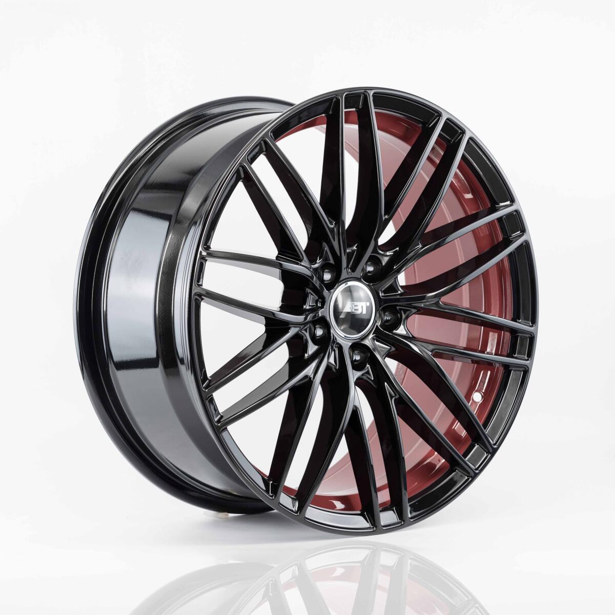 AUDI アウディA4 RS4 A5 RS5 A6 RS6 A7 18 インチ 鍛造ホイール 4 本セット 18×8.0J PCD112 ハブ径 66.5mm オフセット + 35 光沢ブラック+カットフェイス|c-shop01