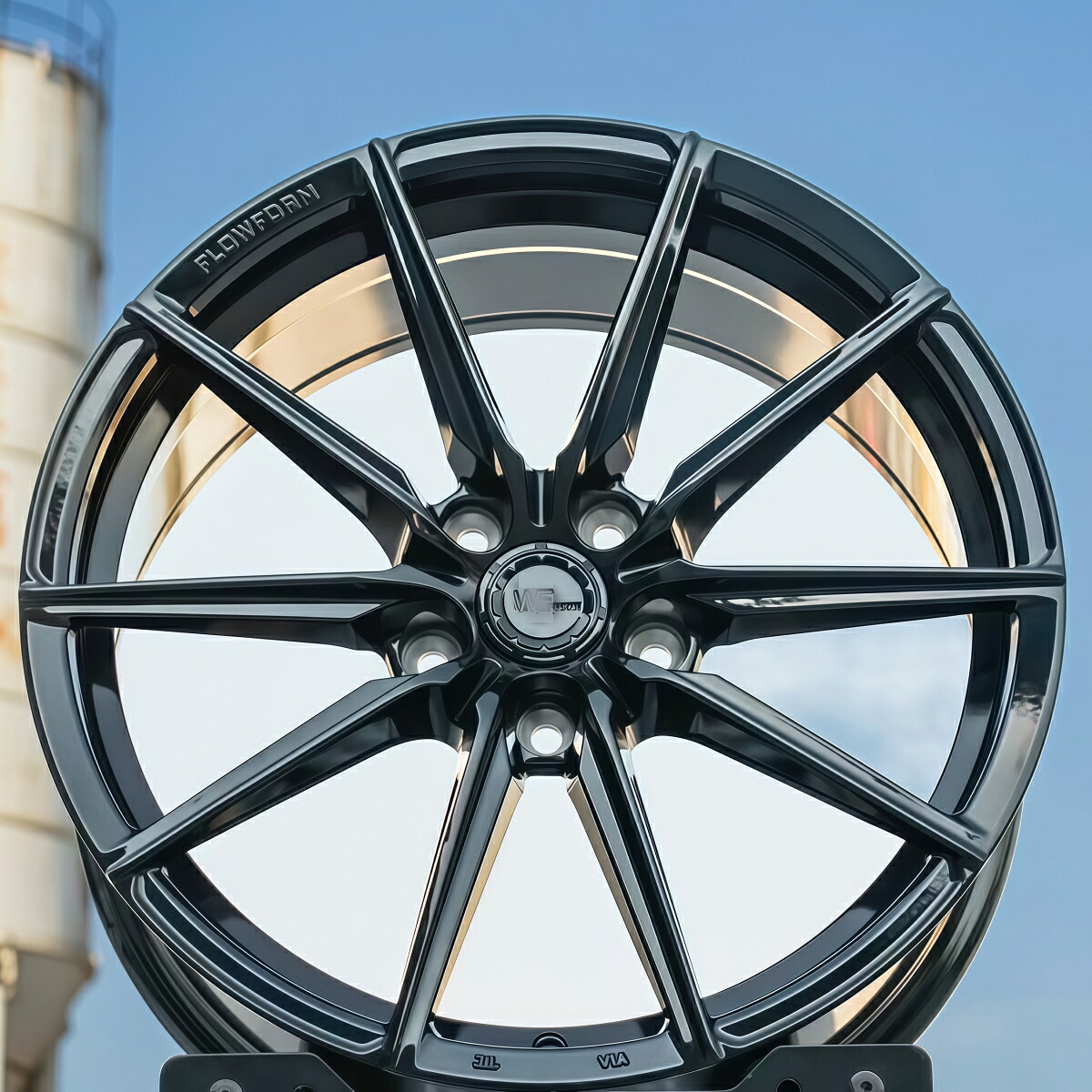 新品 アルミホイール 18/19/20インチ 選択可 マルチPCD対応 BMW/ベンツ /アウディ /VW /トヨタ /ホンダ /日産 /汎用 社外品 ドレスアップ 軽量 高品質 4本セット 光沢 ブラック レーシングホイール 送料無料｜c-shop01
