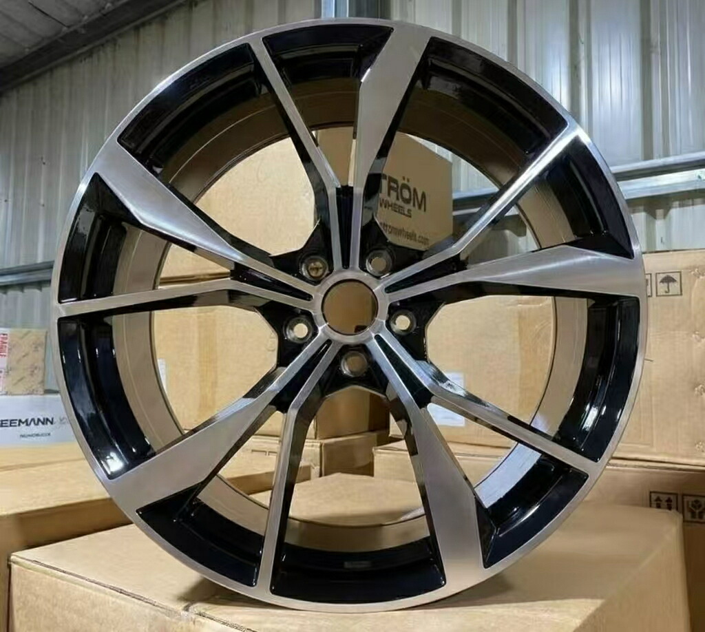 VW用 21インチホイールSET(4本) 新品 ティグアン等に TYPE6125BM フォルクスワーゲン Tiguan