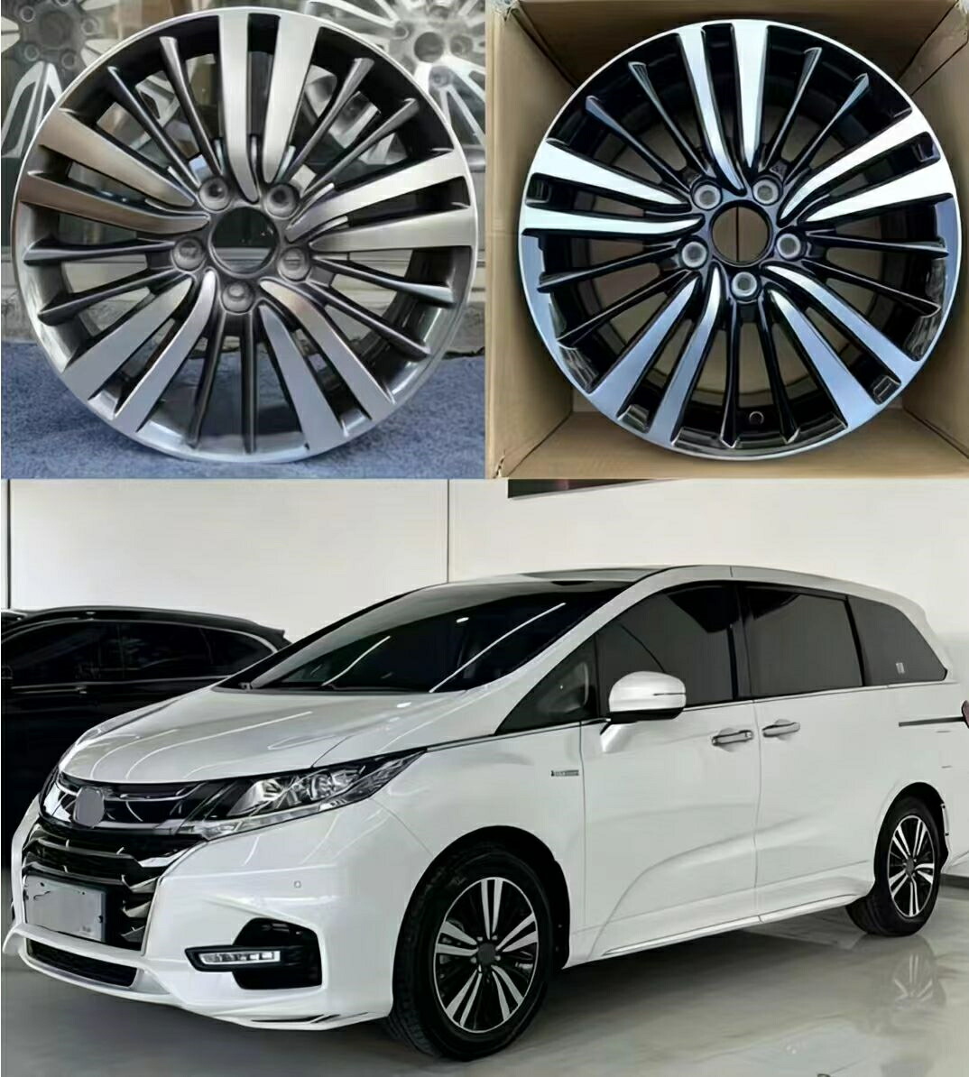 楽天市場】ホンダ RC1 オデッセイ 純正アルミホイール 17インチ 4本