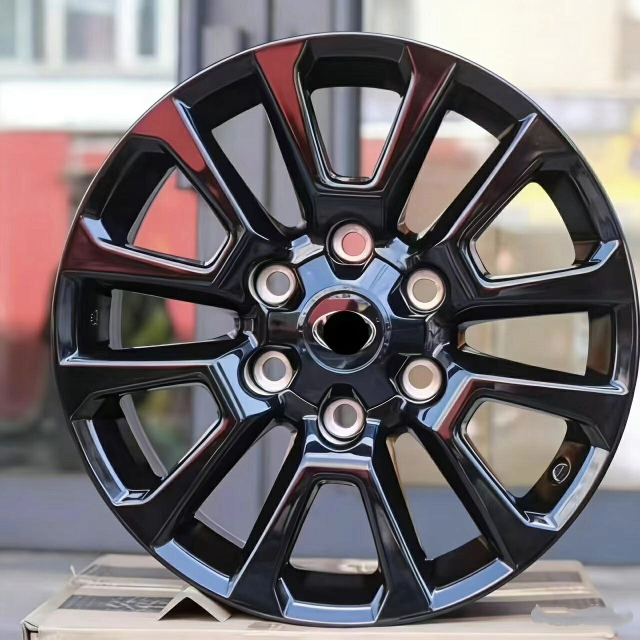 TOYOTA プラド 2700 / フォーチュナー対応 18インチ アルミホイール ブラック 4本セット｜c-shop01