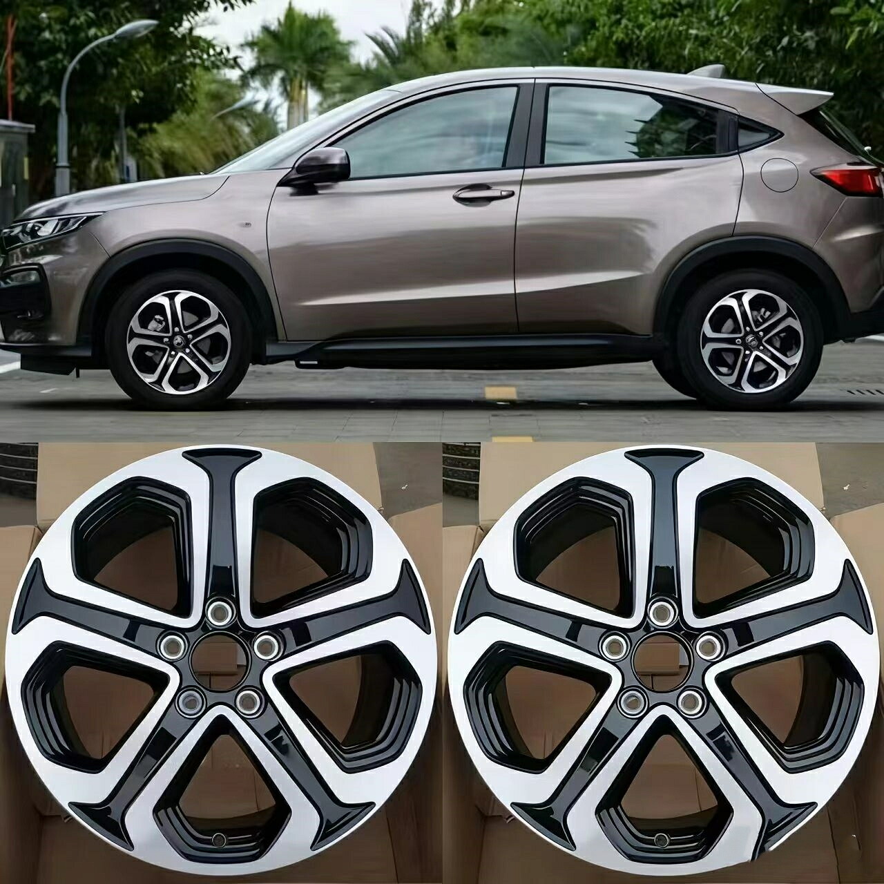 ホンダ XRV／ヴェゼル／CR-V 対応 17インチ 純正デザイン アルミホイール 4本セット（2015～2020年式対応）