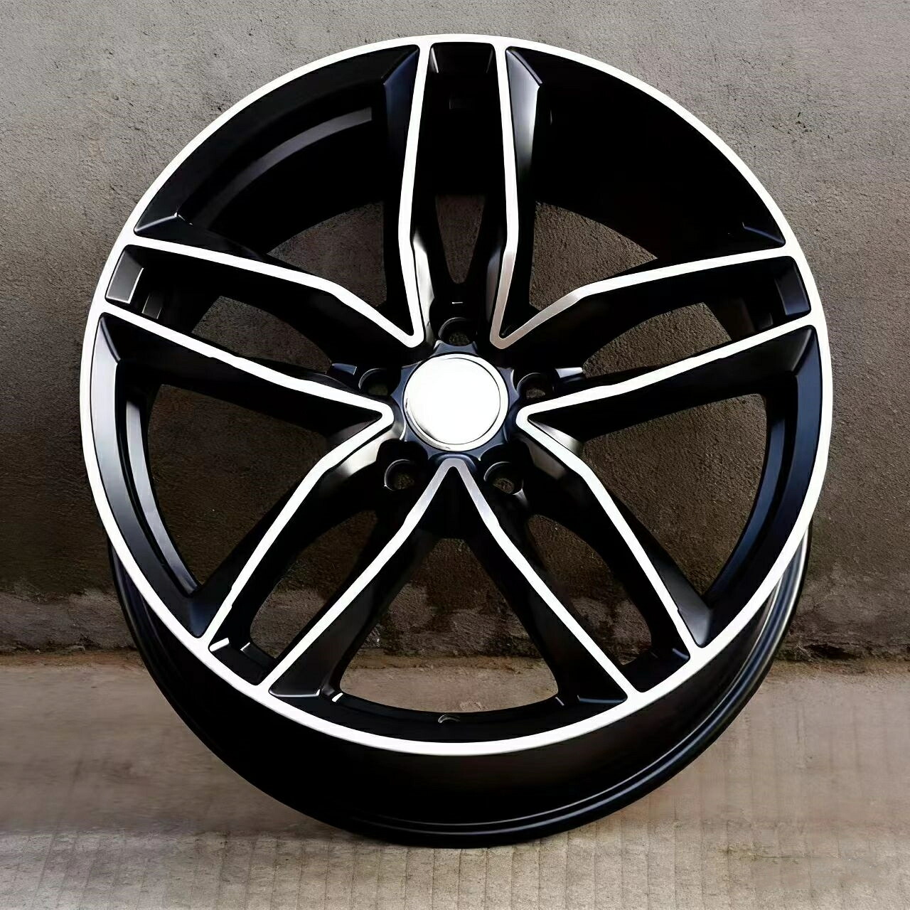 AUDI アウディ用 21インチホイールSET★即納★STYLE1196GM S line RS6スタイル A4A5A6Q3Q5e-tron等 純正からのカスタム/交換