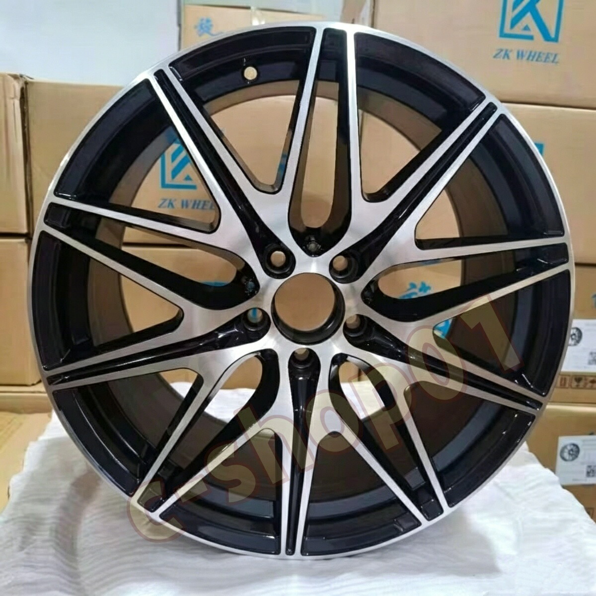 18インチ AMGスタイルホイール メルセデス・ベンツ C200L C260L E260 E300 C43 GT対応 アルミホイール 4本セット 8.0J/9.0J｜c-shop01