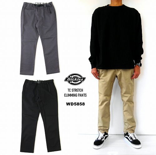 ディッキーズ 伸ばすこと クライミングズボン下 トレッキングズボン下 Dickies TC stretch climming pants WD5858