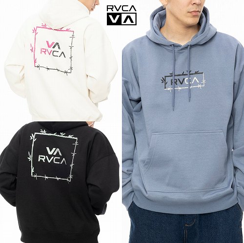 SALE!ルーカ メンズ スウェットプルパーカ 裏起毛 RVCA BORDERED HOODIE/BE042039