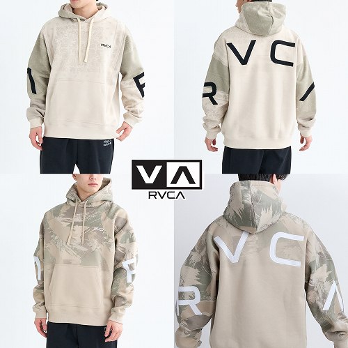 SALE!ルーカ メンズ バックサイド アーチ スウェットプルパーカ 裏起毛 RVCA BACK SIDE ARCH RVCA HD BF042015
