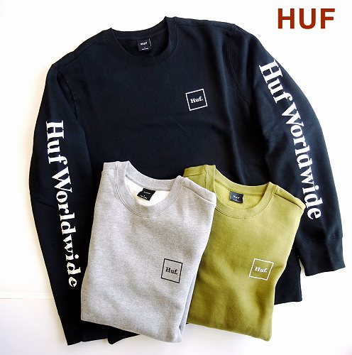 楽天市場 ハフ Huf トレーナー クルースウェット Huf Essentials Domestic Crew Pf メンズ レディース C C Company