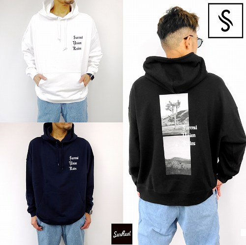 シュルリアル スウェット フーディー プルパーカー（裏毛）SURREAL S.U.R Photo Big silhouette Hoodie No.214 8,470円