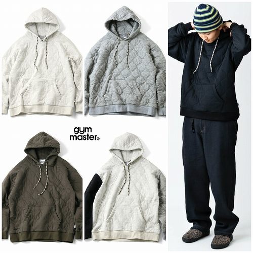 ジムマスター ウェーブキルト プルパーカー gym maste SWEAT PARKER G633703