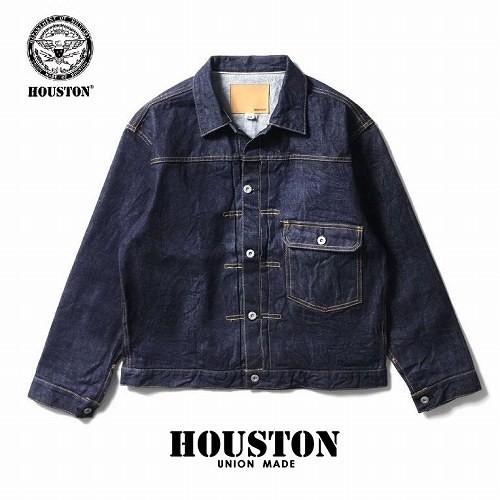 ヒューストン タイプ1デニムジャケット Tバック HOUSTON TYPE-1 DENIM JACKET T-BACK- 51373