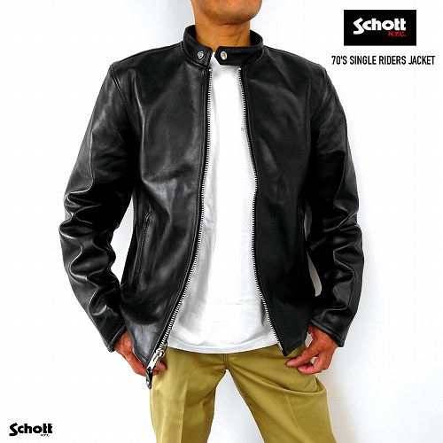 楽天市場】ショット Schott ナイロンライダースジャケット