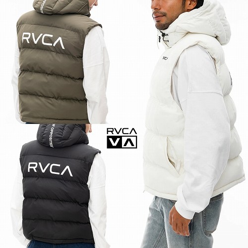 SALE!ルーカ メンズ 中綿 より良い 上衣 RVCA PUFFER VEST JACKET BE042768