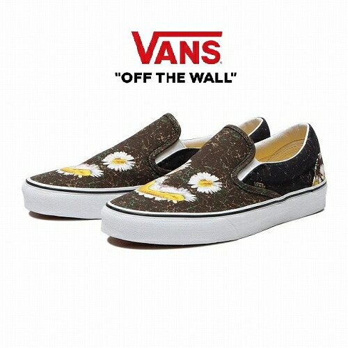VANS バンズ メンズ クラッシック スリッポン ブラック/CLASSIC SLIP-ON MEMS (Mutated Daisy) Black/Freesia/VN0A33TB9FV|C C COMPANY