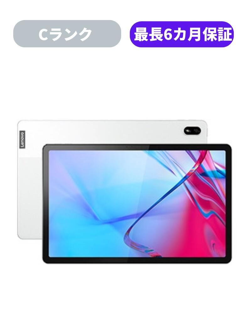 【中古】【可】Lenovo Tab P11 64GB TB-J607Z ムーンホワイト ストームグレー SIMFREE au 【安心30日保証】 本体 白ロム CCコネクト