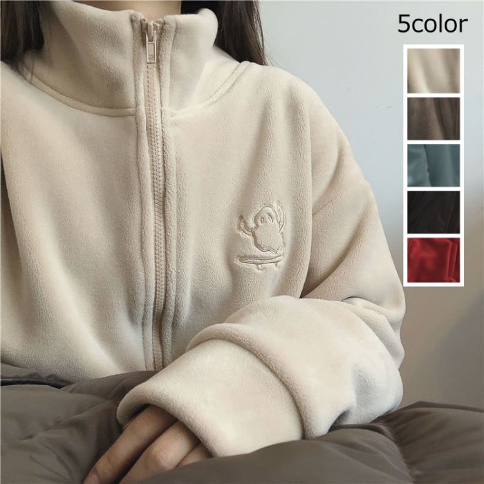 楽天市場】 パーカー 秋 ジップ ジャケット カーディガン フリース