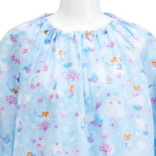 スモック 140 160cm おしゃれ エプロン マーメイドと輝く光のフィルハーモニー 子供 子供用 小学生 幼稚園 書道 用 美術 長袖スモック 高学年 Salenew大人気 マーメイドと輝く光のフィルハーモニー