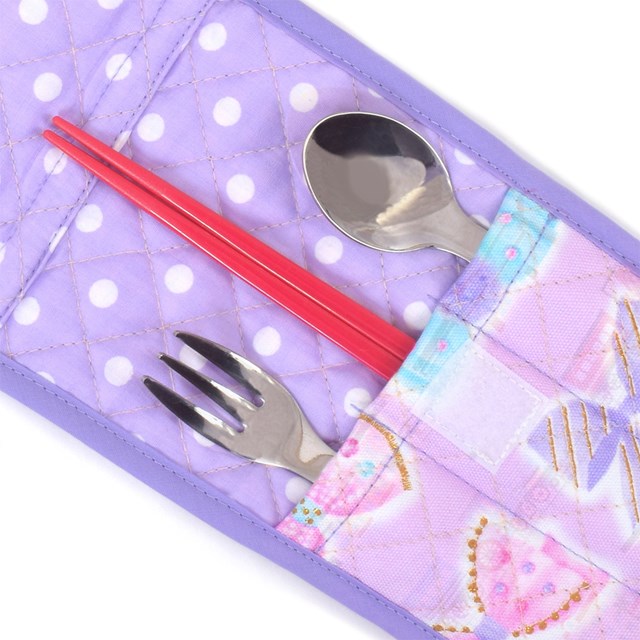 楽天市場 カトラリーケース リボンデコレーション 子供用 幼稚園 保育園 幼稚園 子供 スプーン フォーク ケース 入園 布 Colorful Candy Style