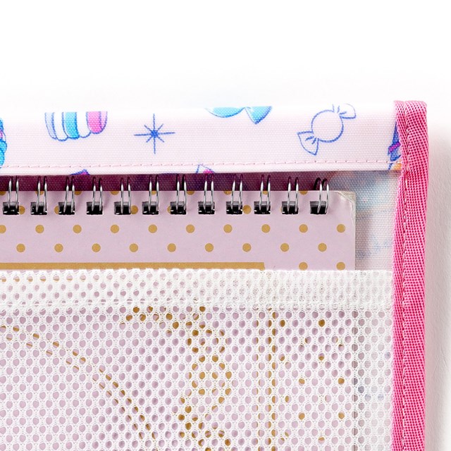 楽天市場 連絡袋 B5サイズ ミルキースイーツのキャンディアラモード 子供用 連絡帳 袋 連絡帳入れ 小学生 小学校 かわいい B5 Colorful Candy Style