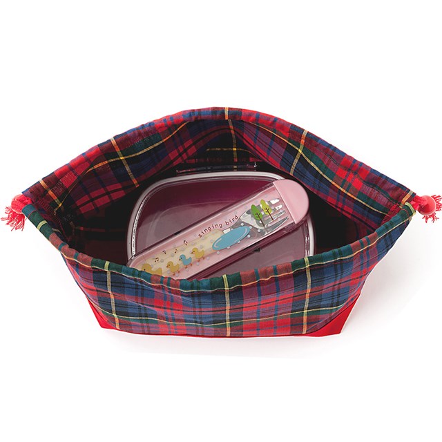 楽天市場 ゆうパケット配送 巾着 中 マチ有りお弁当袋 タータンチェック レッド 子供用 中 マチ有りお弁当袋 お弁当 巾着 お弁当袋 キッズ お弁当バッグ ランチ 巾着 ランチ袋 幼稚園 幼児 お弁当 袋 おしゃれ Colorful Candy Style