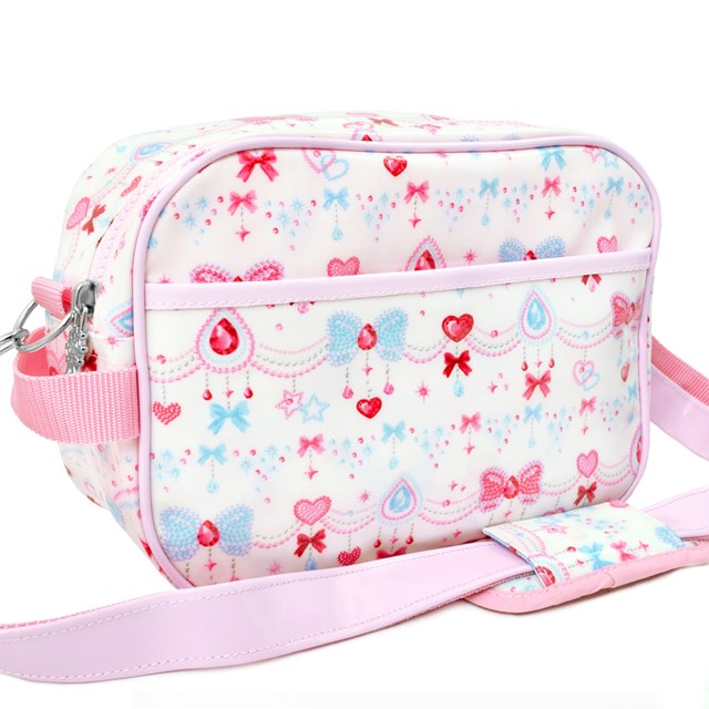 楽天市場 通園バッグ リボンデコレーション 子供用 通園バッグ ショルダー 幼稚園 バッグ 保育園 通園カバン 撥水 おしゃれ かわいい Colorful Candy Style