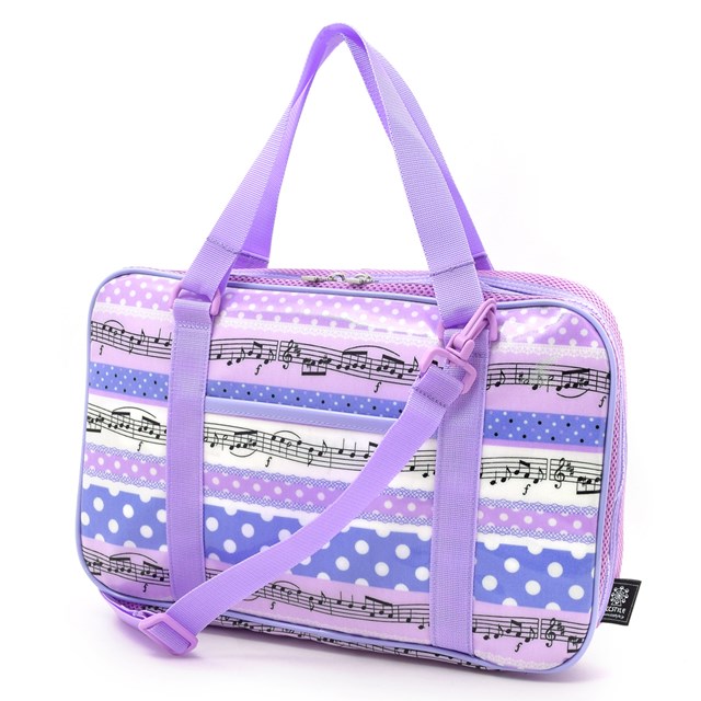 最新のデザイン 書道 習字バッグ 奏でるメロディー弾ける水玉リズム ラベンダー 子供用 書道バッグのみ 書道セット 書道バッグ ケース 習字セット カバンのみ 習字 道具 セット おけいこバッグ Californiatidepools Com