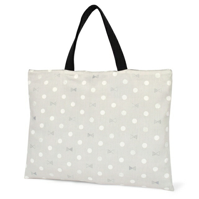 d?corPolkaDotレッスンバッグpolkadotlarge(twill・black)日本製