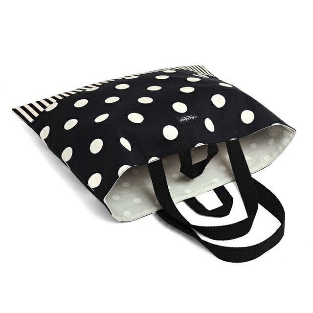 d?corPolkaDotレッスンバッグリバーシブルpolkadotlarge(twill・black)