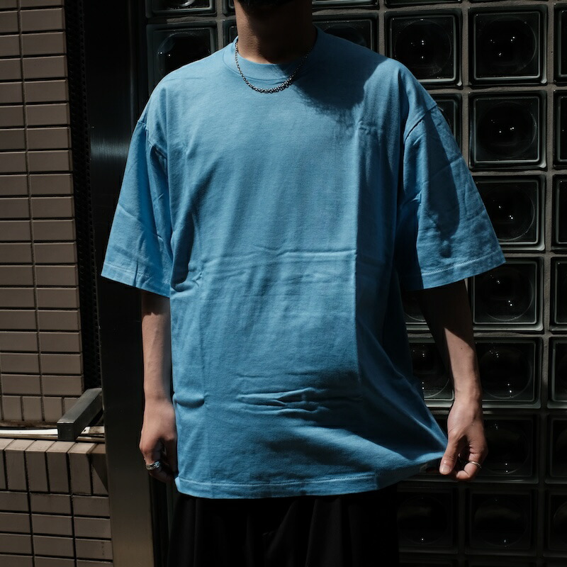 SOWBOW 蒼氓 / KIRISHIMA S/S TEE made by B\u0026G INDIGO FADE 貨物輸送無料