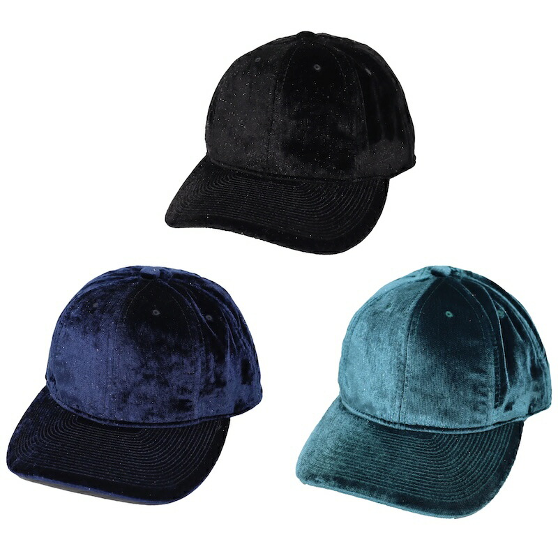 POTEN / PTN-2416 LAME VELVET ポテン キャップ 帽子 送料無料