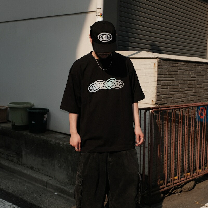 EMPORIUM / LINK LOGO T SHIRT BLACK 25SS 送料無料