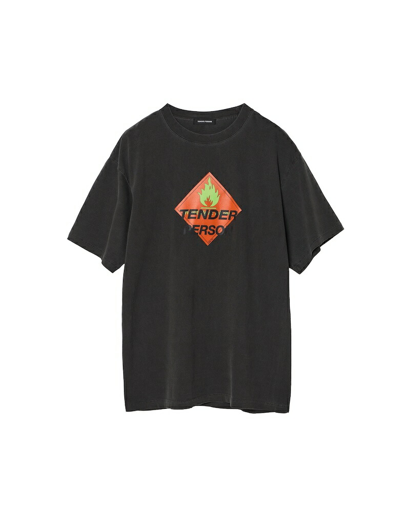 TENDER PERSON / AMERICAN SHORTHAIR TEE BLACK 26SS