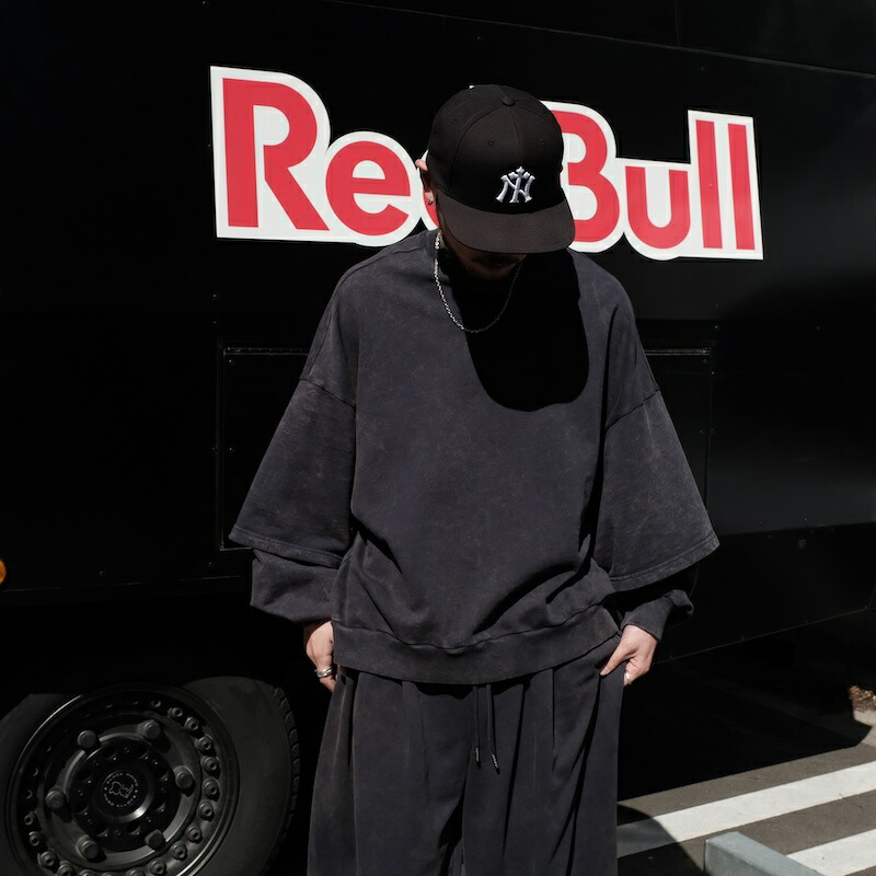 【倉庫在庫】INTODUSK / SWAMP CREW WASHED MIDNIGHT NAVY 25SS 送料無料|CCTB