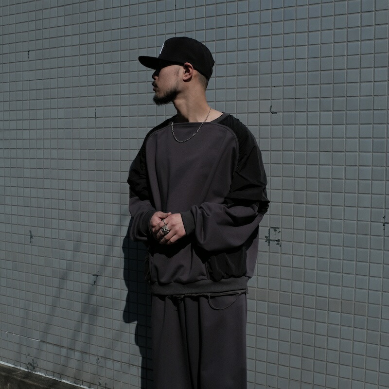 【バス発着場店卸し資産】INTODUSK / SWITCHING SWEAT SOLID GRAY 25SS 貨物輸送無料