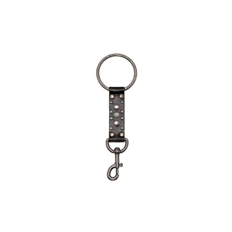 Martine Rose / STUDDED O RING KEYCHAIN BROWN 26SS