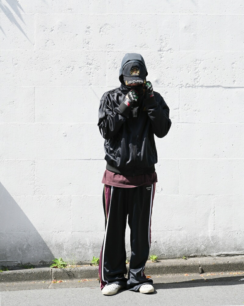 Martine Rose / HOOD CAP TRACK JACKET BLACK 26SS