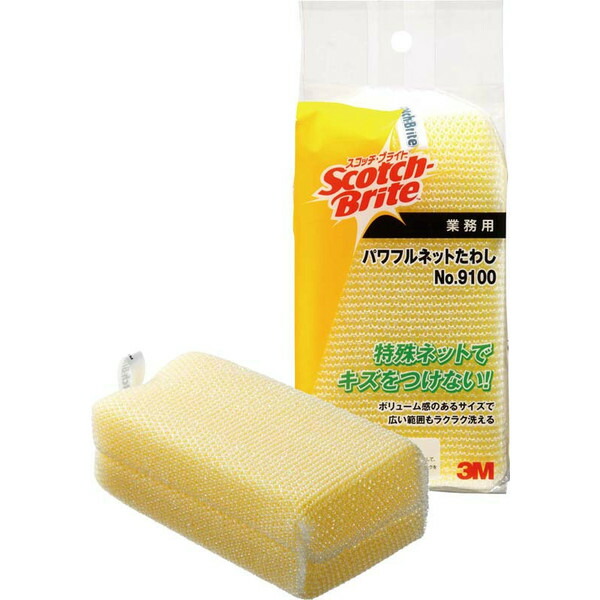 3M パワフルネットたわし 60個入 9100 22,629円