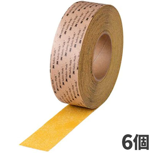 3M セーフティウォーク すべり止めテープ タイプSB 黄 50mmX18m 受注生産品 キャンセル不可 6個入 SB-YEL-50X18｜快適バリューＳＨＯＰ