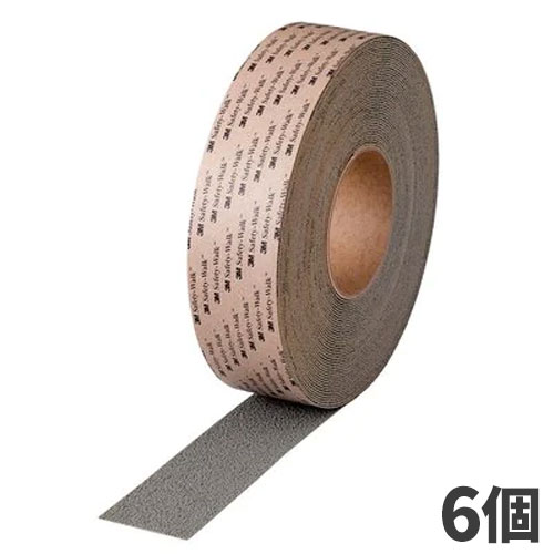 3M セーフティウォーク すべり止めテープ タイプC グレー 100mmX5m 受注生産品 キャンセル不可 6個入 C-GRA-100X5