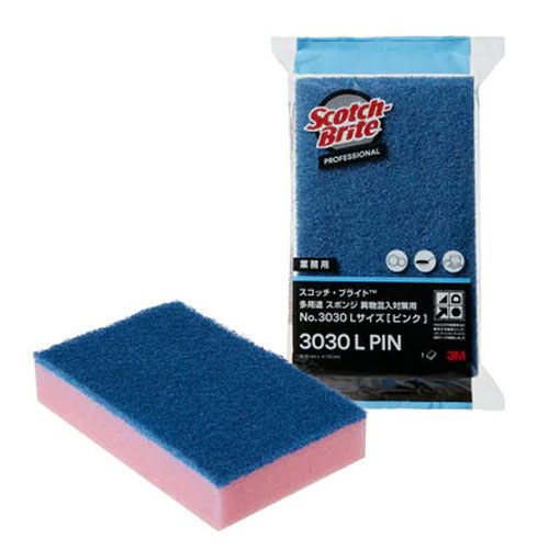 3M 多用途スポンジ 異物混入対策用 ピンク 60個入 3030-L-PIN