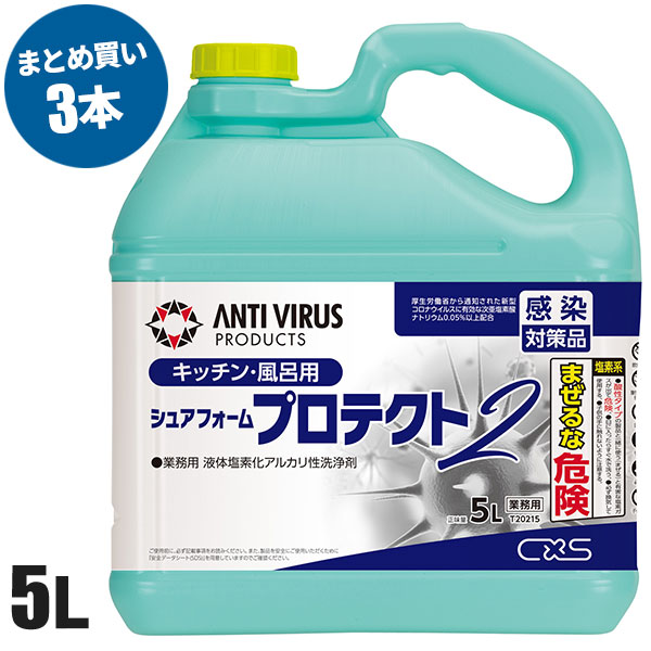 CxS シーバイエス シュアフォームプロテクト2 5L 3本入 T20215|快適バリューSHOP