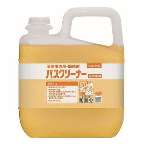 まとめ買い サラヤ SARAYA バスクリーナー 5kg カップ&ノズル別売 3個入 31782|快適バリューSHOP