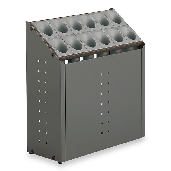 テラモト UB-285-148-6 グレー グレーのスタッキング傘立て スマートスクール / 傘立 UB-285-148-6 グレー