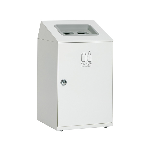 セール価格 テラモト ニートSTF かん・びん用 オフホワイト 67L ゴミ箱 屋内用 DS-166-318-7 [代引不可]