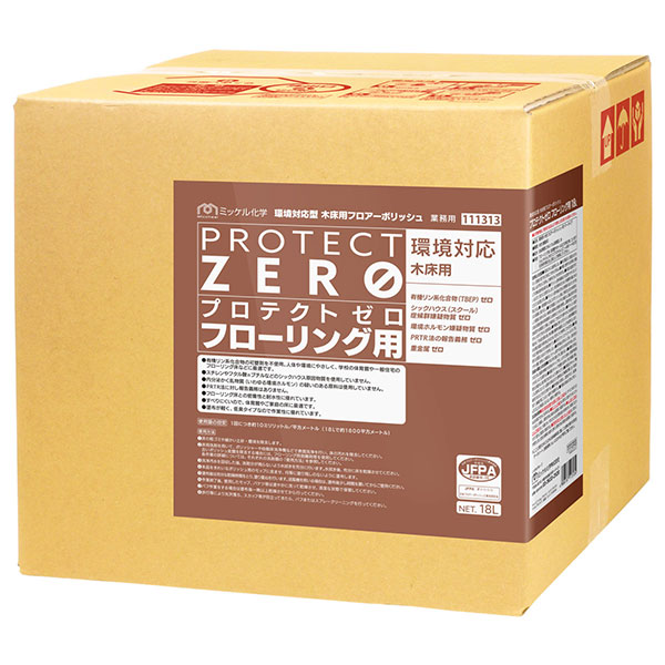 ミッケル化学 プロテクトゼロ フローリング用 18L 111313|快適バリューSHOP