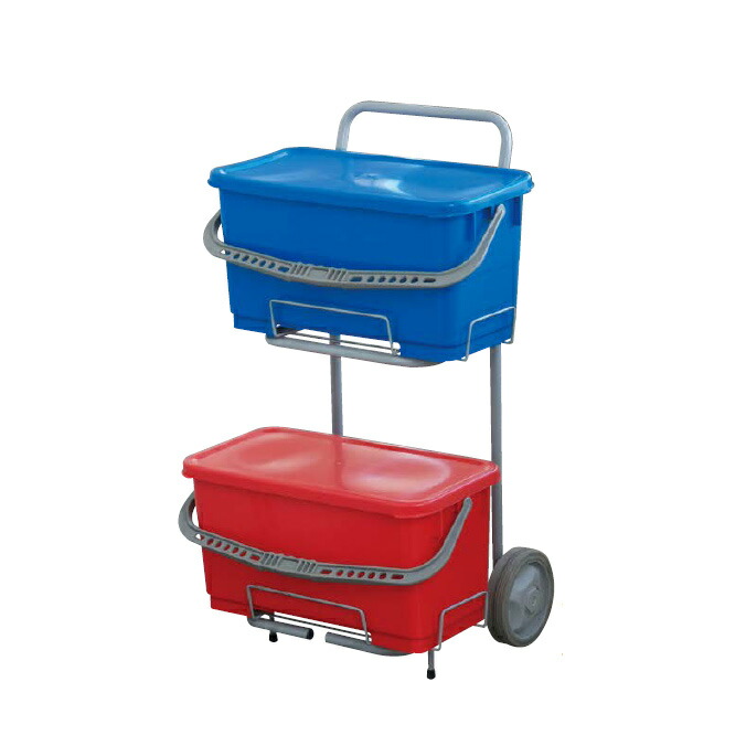 清掃カート 業務用 プロテック ツールカート バケットキャリー(山崎産業 CA661-000X-MB)【代引決済不可】 (カート ビル メンテナンス)