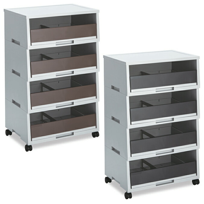 楽天市場】ペーパー分類ボックス 4段 深型 GGYC738 / GGYC739